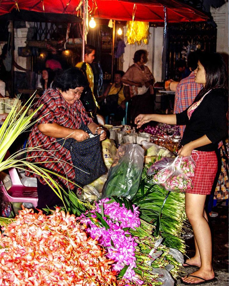 Bangkok flower market