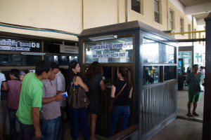 Remember to fill out your departure card.